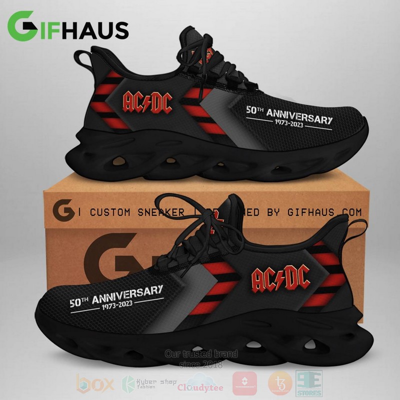 BEST AC-DC 50th Anniversary Clunky Max Soul Sneakers 9 AC DC 50th Anniversary Clunky Max Soul Shoes