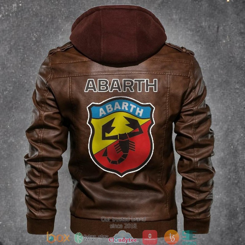 Abarth Automobile Car Motorcycle Leather Jacket