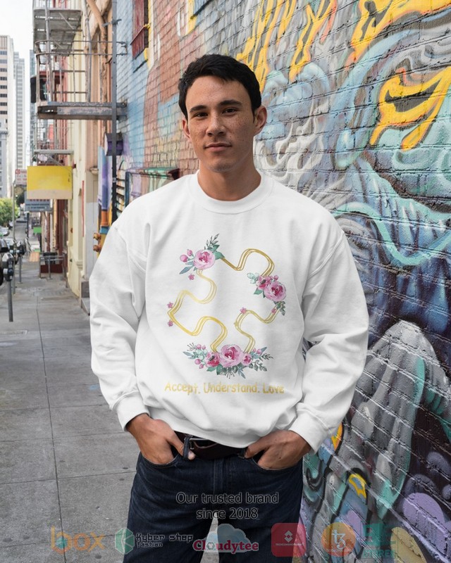 Accept Understand Love Autism Awareness Shirt Hoodie 1 2 3 4 5 6 7 8 9 10
