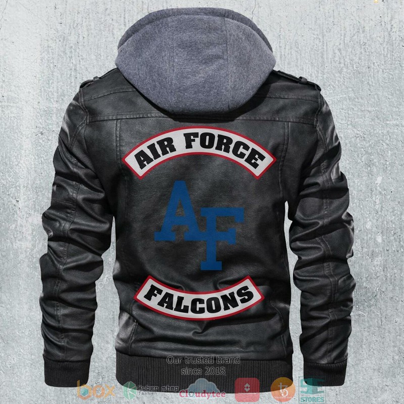 Air Force Falcons NCAA Football Motorcycle Men Art Leather Jacket 4 Air Force Falcons NCAA Football Motorcycle Men Art Leather Jacket