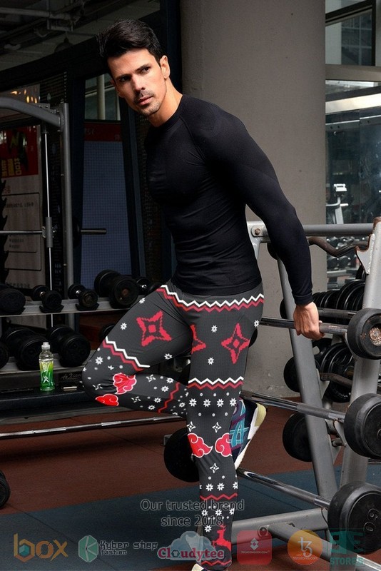 Akatsuki Christmas Unisex Leggings 1 2 3 4 5 6 7 8 9