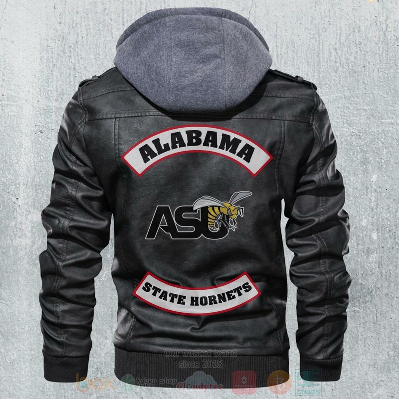 Alabama State Hornets NCAA Football Motorcycle Leather Jacket