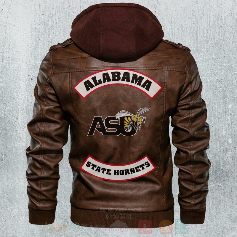 Alabama State Hornets NCAA Footballs Leather Jacket