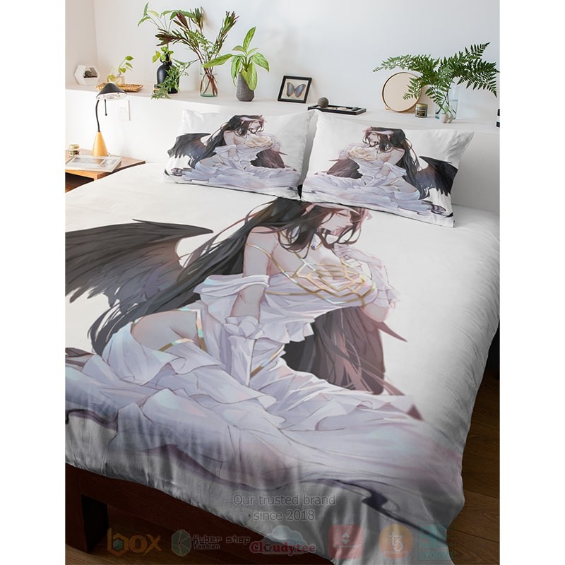BEST Albedo Overlord Ahegao - Guardian of Nazarick Comforter Duvet Cover Bed Sets 3 Albedo Overlord Ahegao Guardian of Nazarick Comforter Bedding Set 1 2