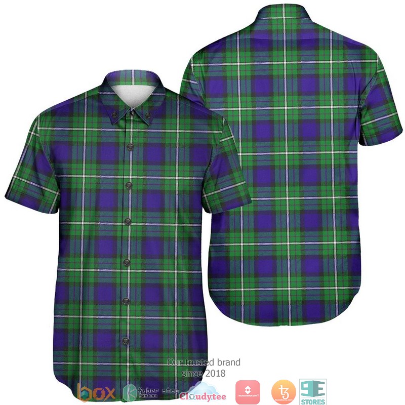 Alexander Tartan Short Sleeve Hawaiian Shirt