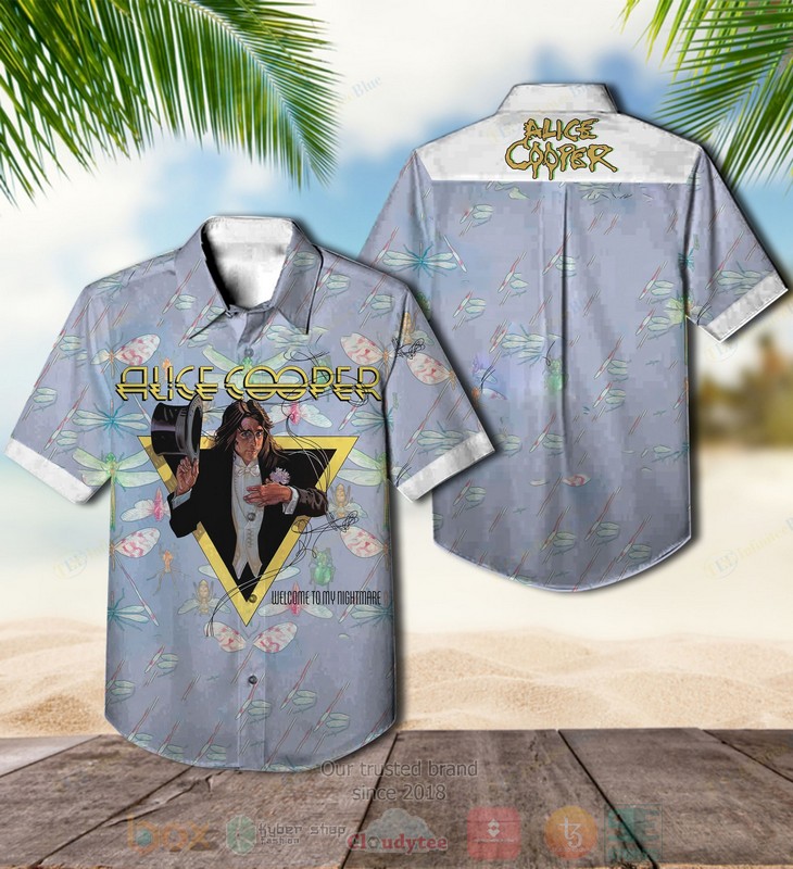 NEW Alice Cooper Welcome to My Nightmare Album Hawaiian shirt 3 Alice Cooper Band Welcome to My Nightmare Hawaiian shirt
