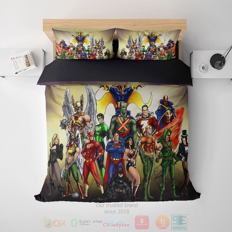 All Dc Comics Legends Fusion Embossed Bedding Set