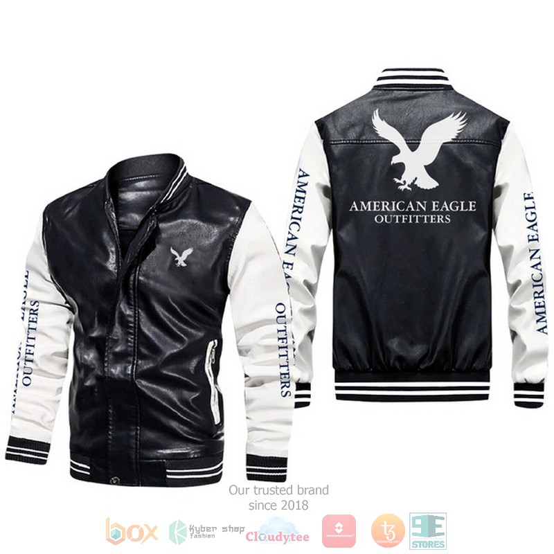 American Eagle Outfitters Leather bomber jacket