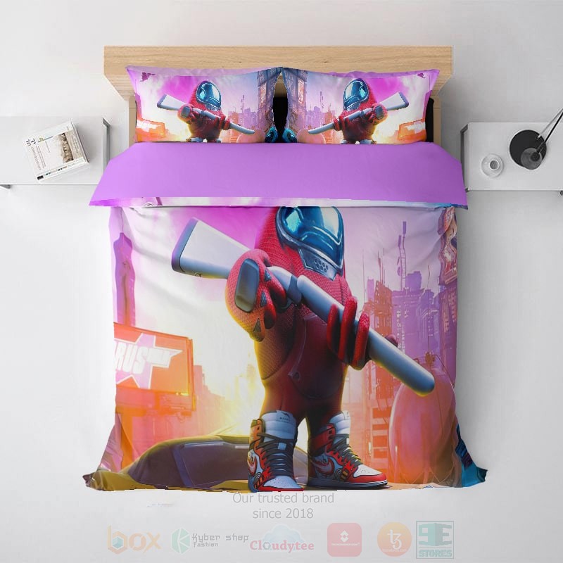 Among Us Cool Hip Gaming Bedding Set
