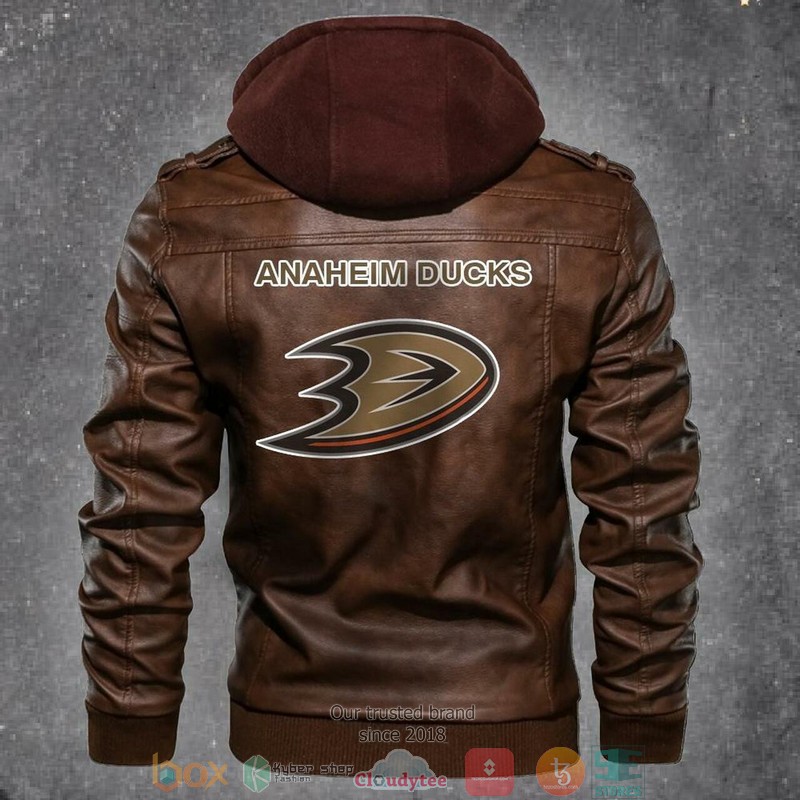 Anaheim Duck NHL Hockey Leather Jacket 1 Anaheim Duck NHL Hockey Leather Jacket