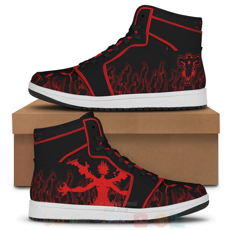 Anime Anti Magic Demon Air Jordan High Top Shoes