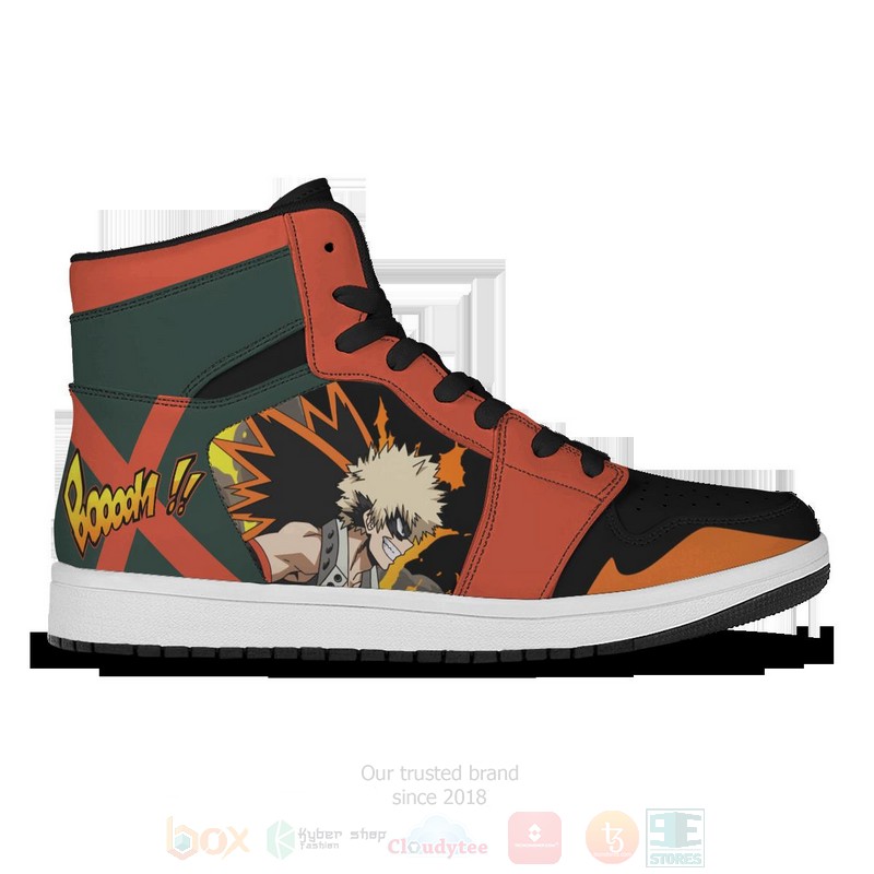 Anime Bakugo Explosion Air Jordan High Top Shoes 1
