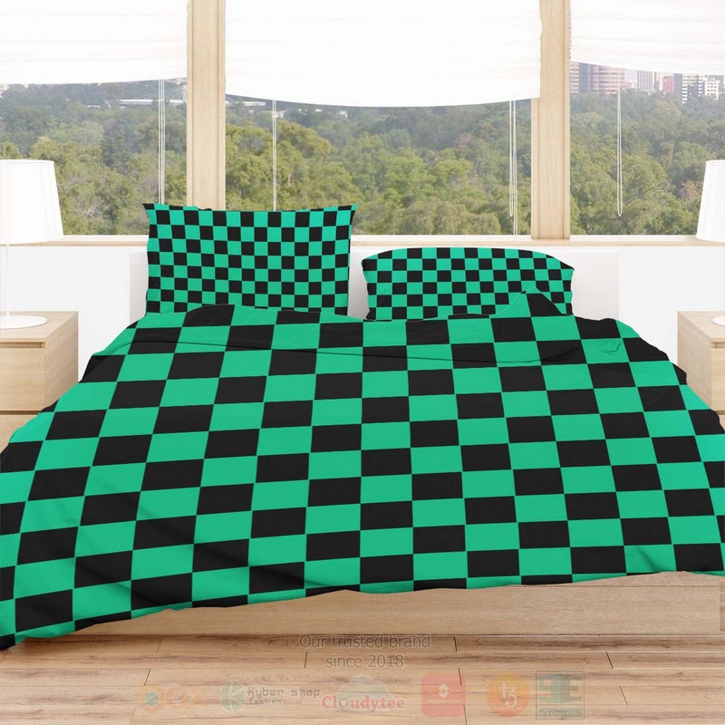 Anime Cozy Tanjiro Bedding Set 1