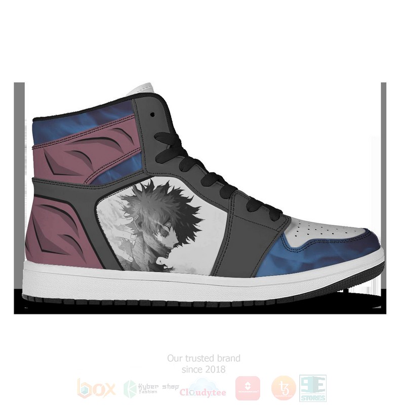 Anime Dabi Blueflame Air Jordan High Top Shoes 1