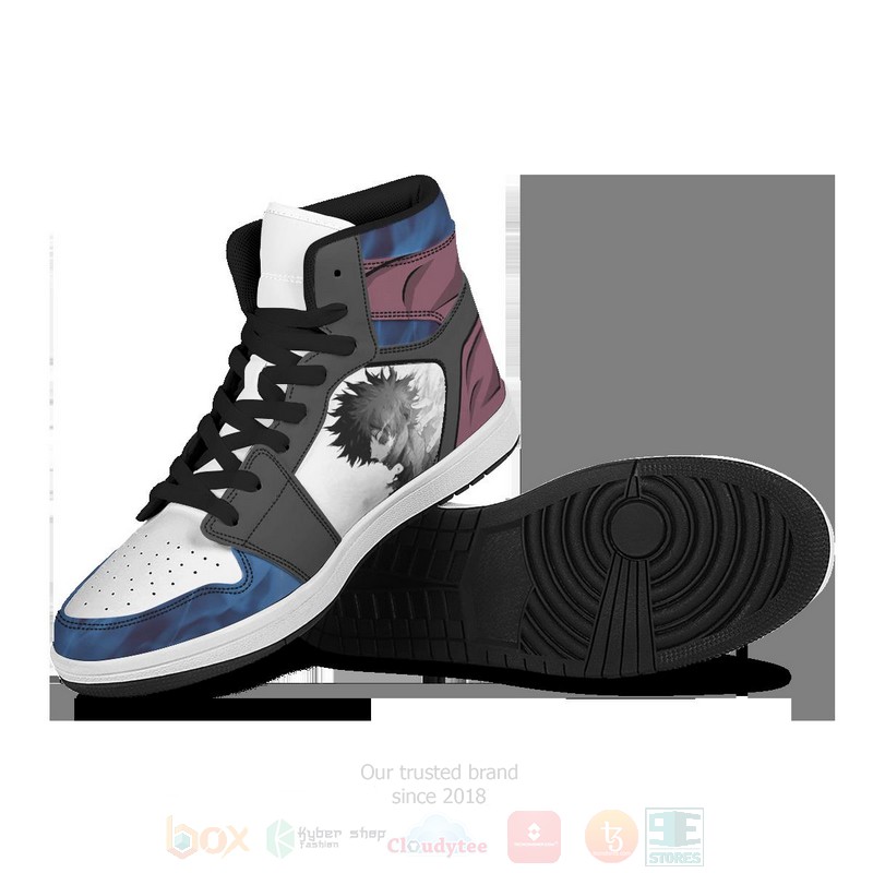 Anime Dabi Blueflame Air Jordan High Top Shoes 1 2 3 4
