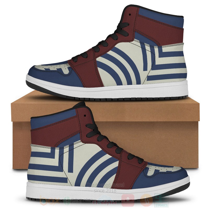 Anime Demon Akaza Air Jordan High Top Shoes