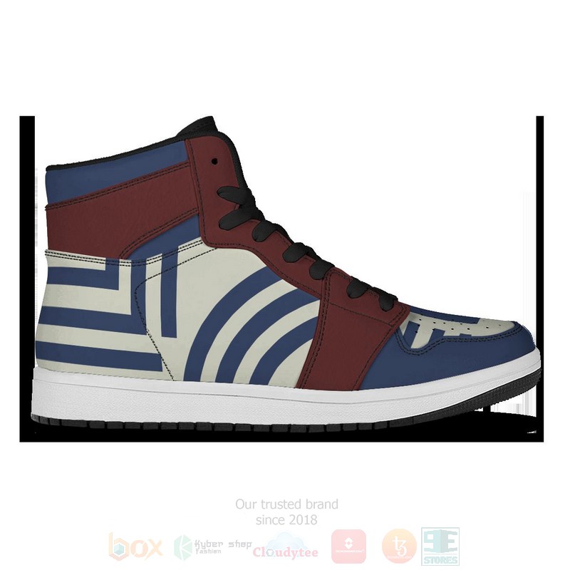 Anime Demon Akaza Air Jordan High Top Shoes 1