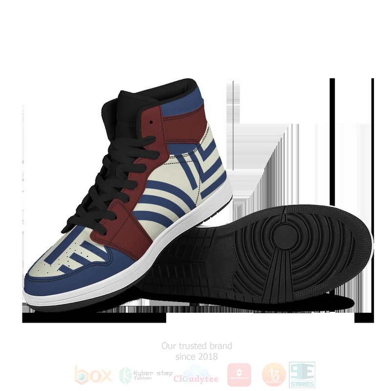 BEST Anime Demon Akaza Air Jordan 1 Retro High 5 Anime Demon Akaza Air Jordan High Top Shoes 1 2 3 4