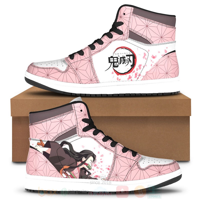 Anime Demon Nezuko Air Jordan High Top Shoes
