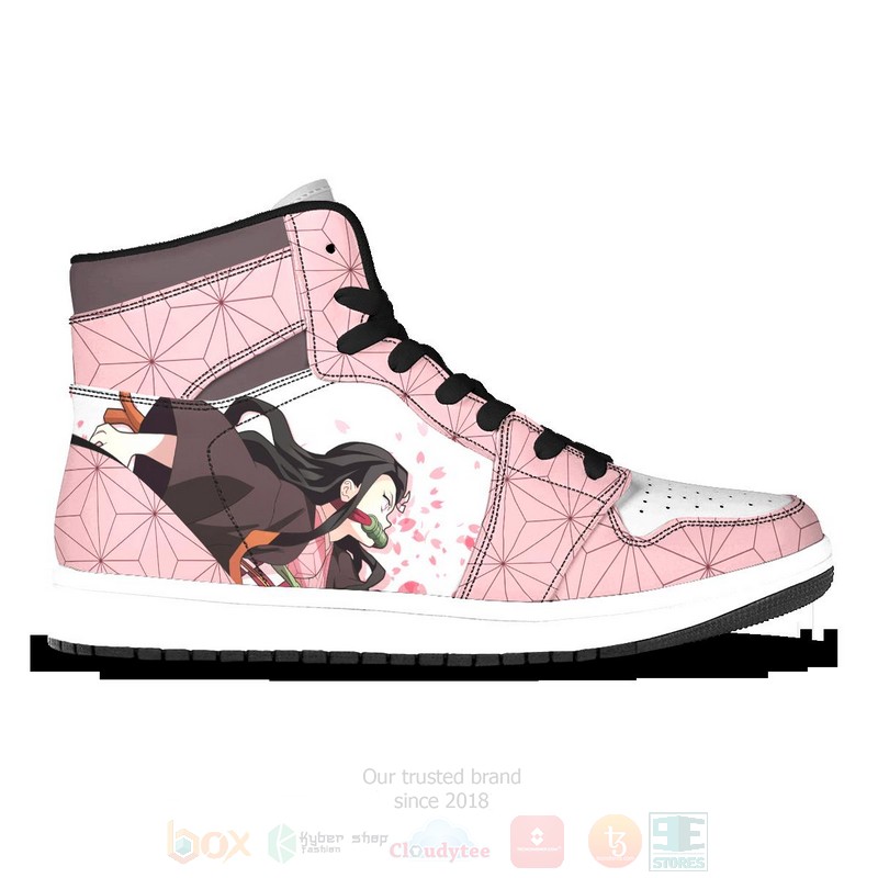Anime Demon Nezuko Air Jordan High Top Shoes 1