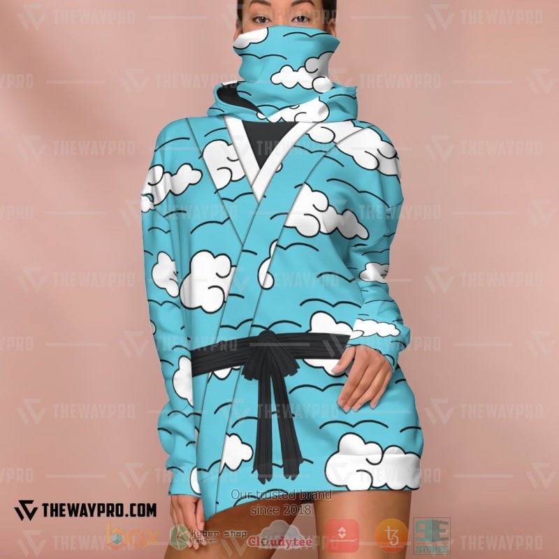 NEW Demon Slayer Kimetsu no Yaiba Tanjirou Kimono Full Printed 3D Hoodie Mask 3 Anime Demon Slayer Kimetsu no Yaiba Tanjirou Kimono Hoodie Mask 1 2
