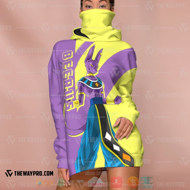 Anime Dragon Ball Beerus God Of Destruction Hoodie Mask 1 2 3 4