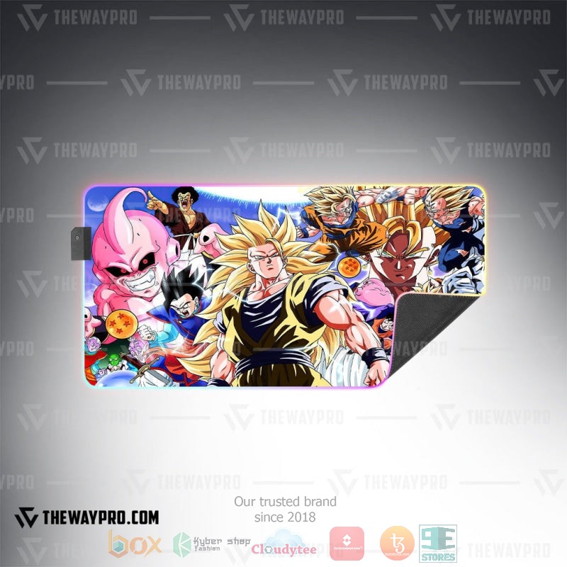 Anime Dragon Ball Characters Led Mousepad 1