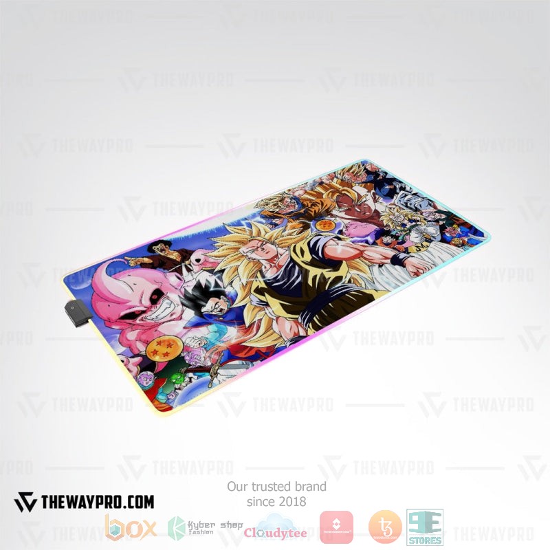NEW Dragon Ball Characters Led Mousepad 3 Anime Dragon Ball Characters Led Mousepad 1 2