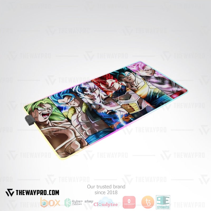 NEW Dragon Ball Led Mousepad 3 Anime Dragon Ball Led Mousepad 1 2