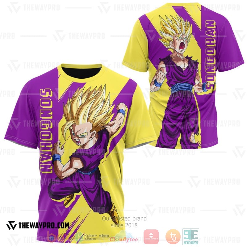 Anime Dragon Ball Songohan T Shirt