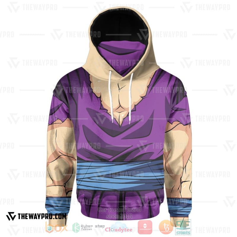 NEW Dragon Ball Songohan cotsume Full Printed 3D Hoodie Mask 5 Anime Dragon Ball Songohan cotsume Hoodie Mask 1 2 3 4
