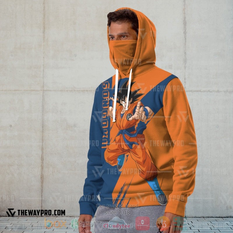 NEW Dragon Ball Songoku Full Printed 3D Hoodie Mask 4 Anime Dragon Ball Songoku Hoodie Mask 1 2 3