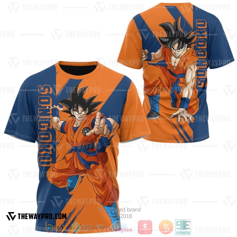 Anime Dragon Ball Songoku T Shirt