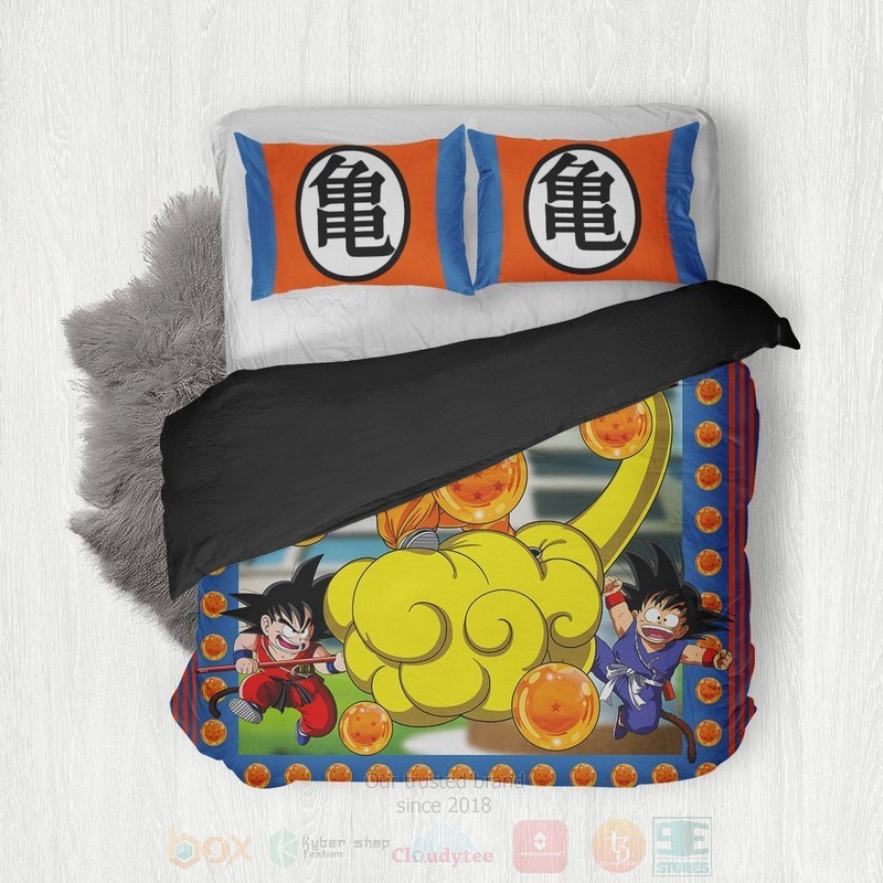Anime Dragon Ball Young Goku Bedding Set
