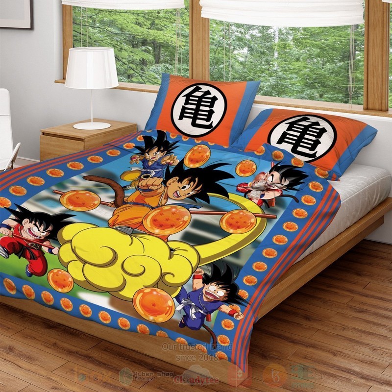 Anime Dragon Ball Young Goku Bedding Set 1