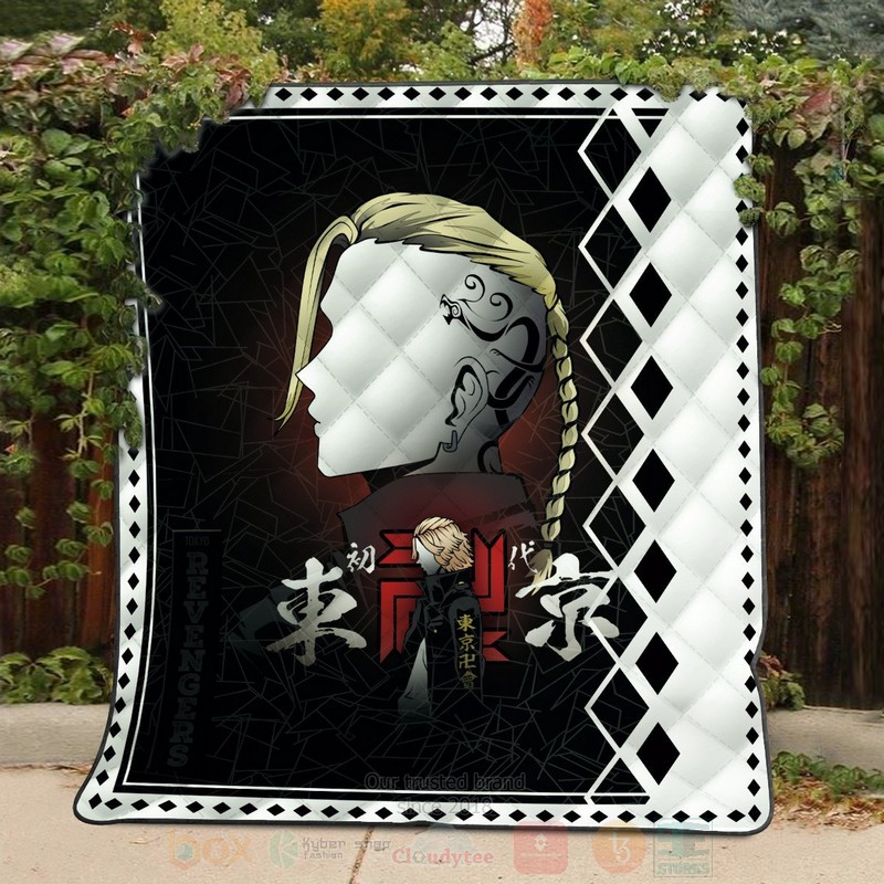BEST Anime Draken Mikey Quilted Fabric 4 Anime Draken Mikey Quilt 1 2 3