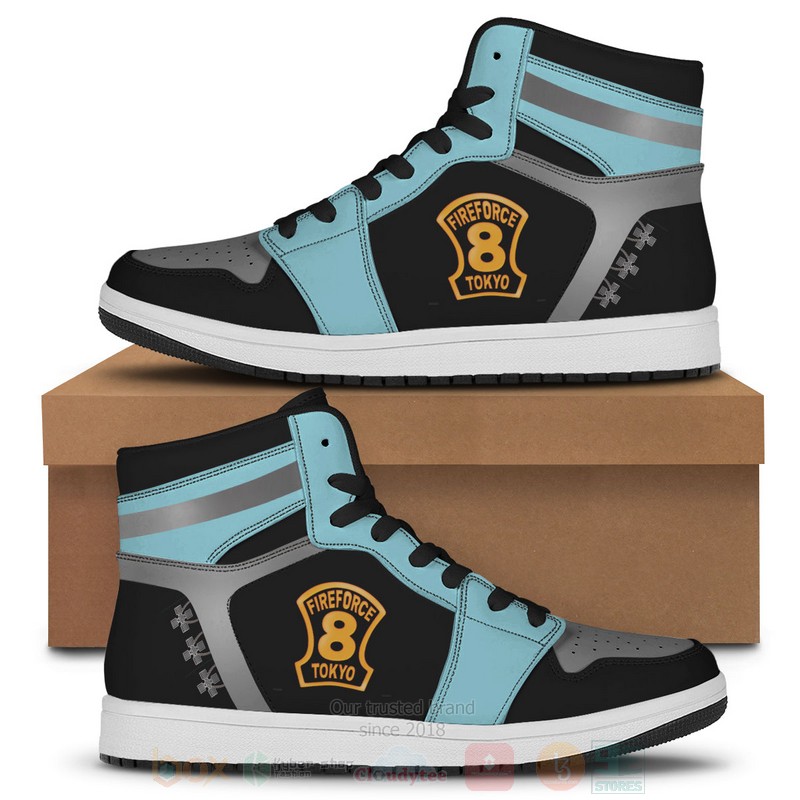 Anime Firefighter Force Air Jordan High Top Shoes