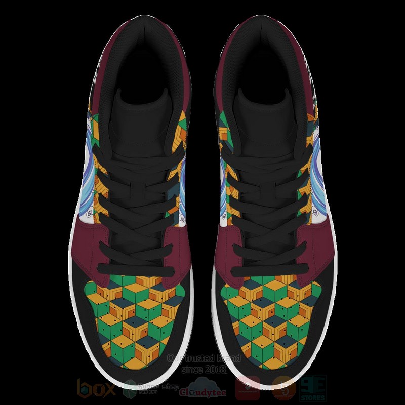 BEST Anime Giyu Water Skill Air Jordan 1 Retro High 6 Anime Giyu Water Skill Air Jordan High Top Shoes 1 2 3 4 5