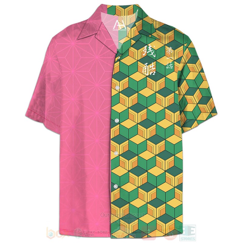 Anime Giyuu Tomioka Kimono Hawaiian Shirt