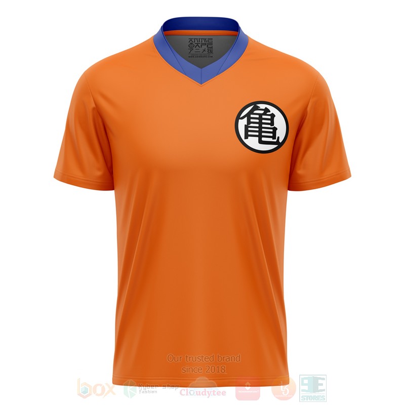 BEST Anime Goku Kame Kai Dragon Ball Z All Over Print Football Jersey 5 Anime Goku Kame Kai Dragon Ball Z Football Jersey