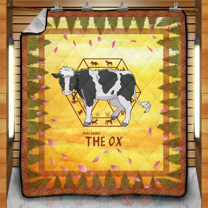 BEST Anime Haru The Ox Quilted Fabric 1 Anime Haru The Ox Quilt