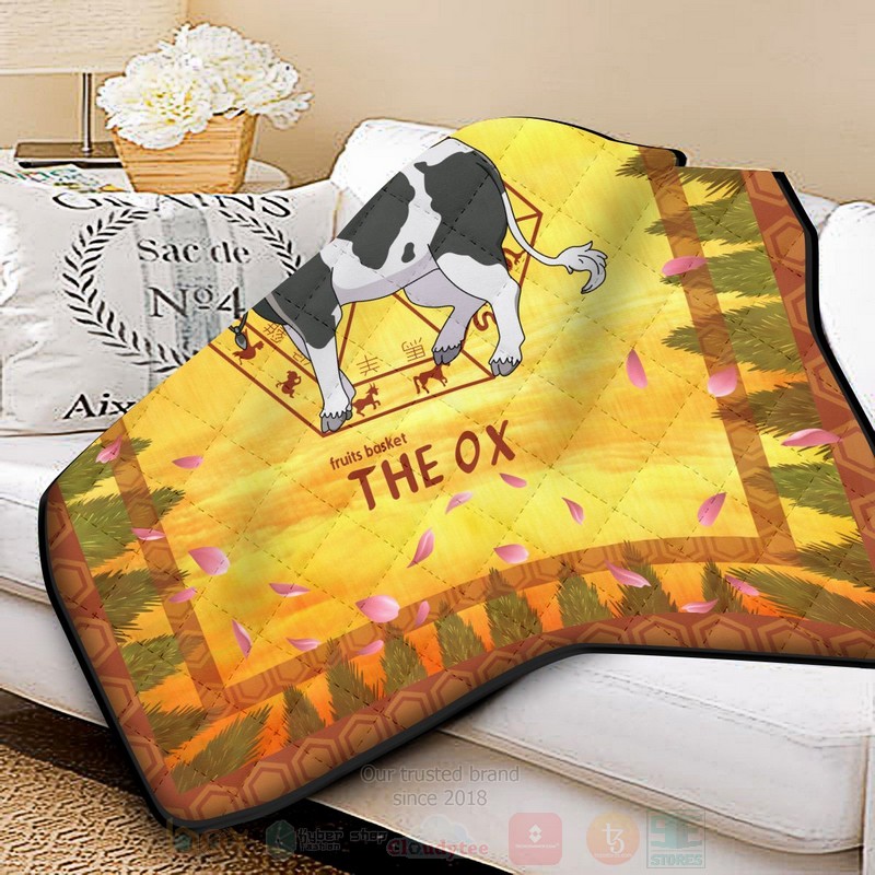 BEST Anime Haru The Ox Quilted Fabric 2 Anime Haru The Ox Quilt 1