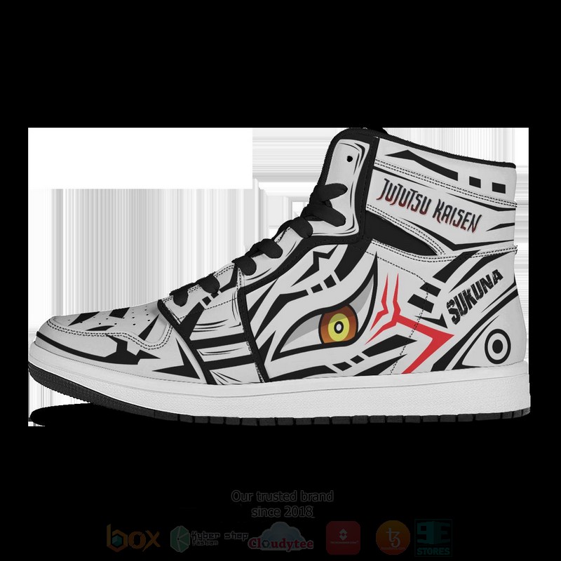 BEST Anime King Sukuna Air Jordan 1 Retro High 3 Anime King Sukuna Air Jordan High Top Shoes 1 2