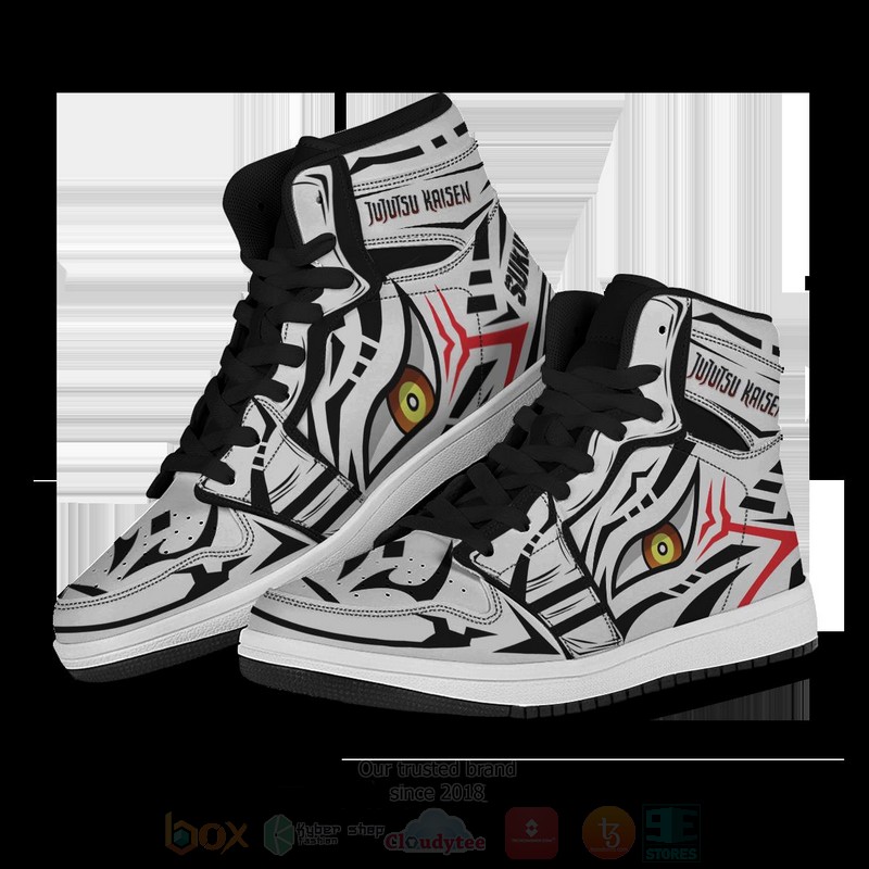 BEST Anime King Sukuna Air Jordan 1 Retro High 4 Anime King Sukuna Air Jordan High Top Shoes 1 2 3