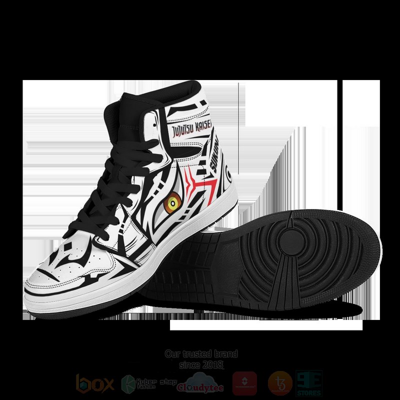 BEST Anime King Sukuna Air Jordan 1 Retro High 5 Anime King Sukuna Air Jordan High Top Shoes 1 2 3 4