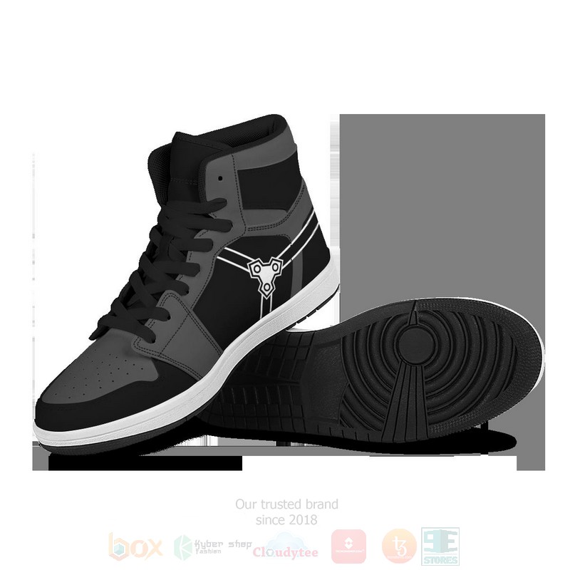 BEST Anime Kirito Elucidator Air Jordan 1 Retro High 5 Anime Kirito Elucidator Air Jordan High Top Shoes 1 2 3 4