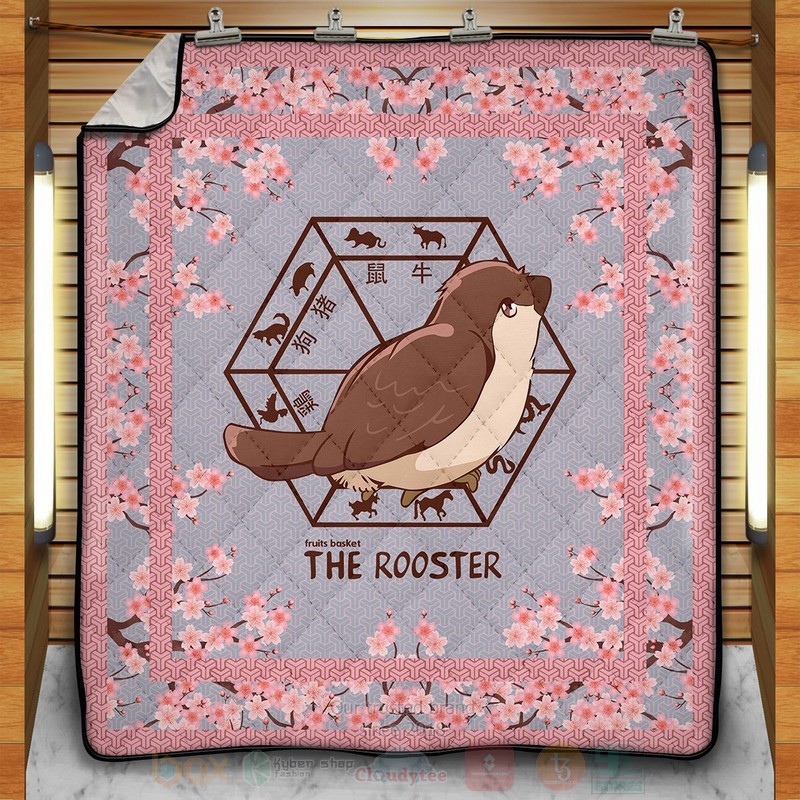 BEST Anime Kureno The Rooster Quilted Fabric 13 Anime Kureno The Rooster Quilt