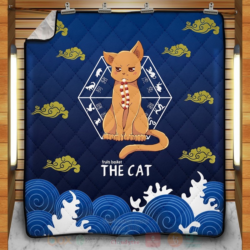 BEST Anime Kyo the Cat Quilted Fabric 1 Anime Kyo the Cat Quilt