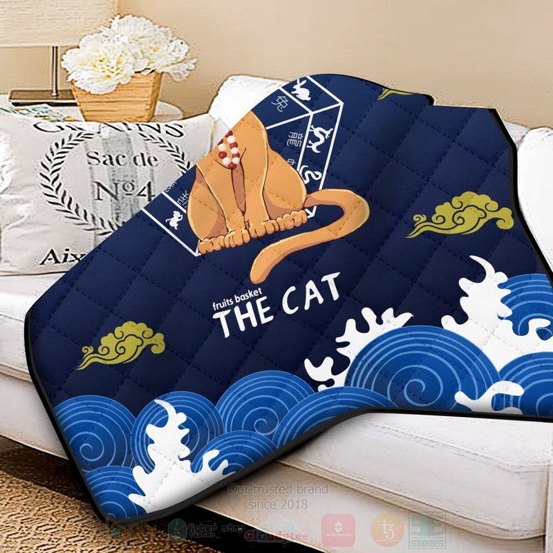 BEST Anime Kyo the Cat Quilted Fabric 2 Anime Kyo the Cat Quilt 1