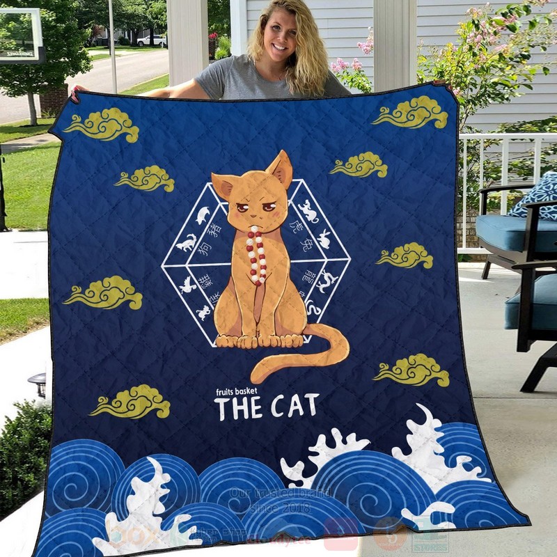 BEST Anime Kyo the Cat Quilted Fabric 6 Anime Kyo the Cat Quilt 1 2 3 4 5
